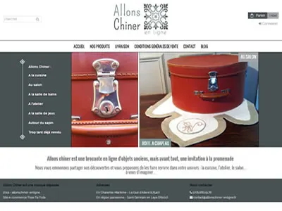 site ecommerce AllonsChiner-enligne
