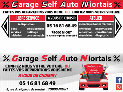 réalisation de 2 banderoles publicitaires